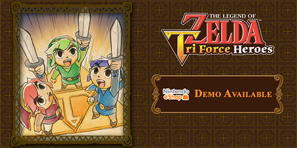 The Legend of Zelda: Tri Force Heroes – Disponibile la demo per tutti