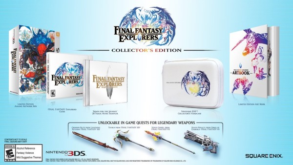 Final Fantasy Explorers – Annunciata ufficialmente la Collector’s Edition del gioco